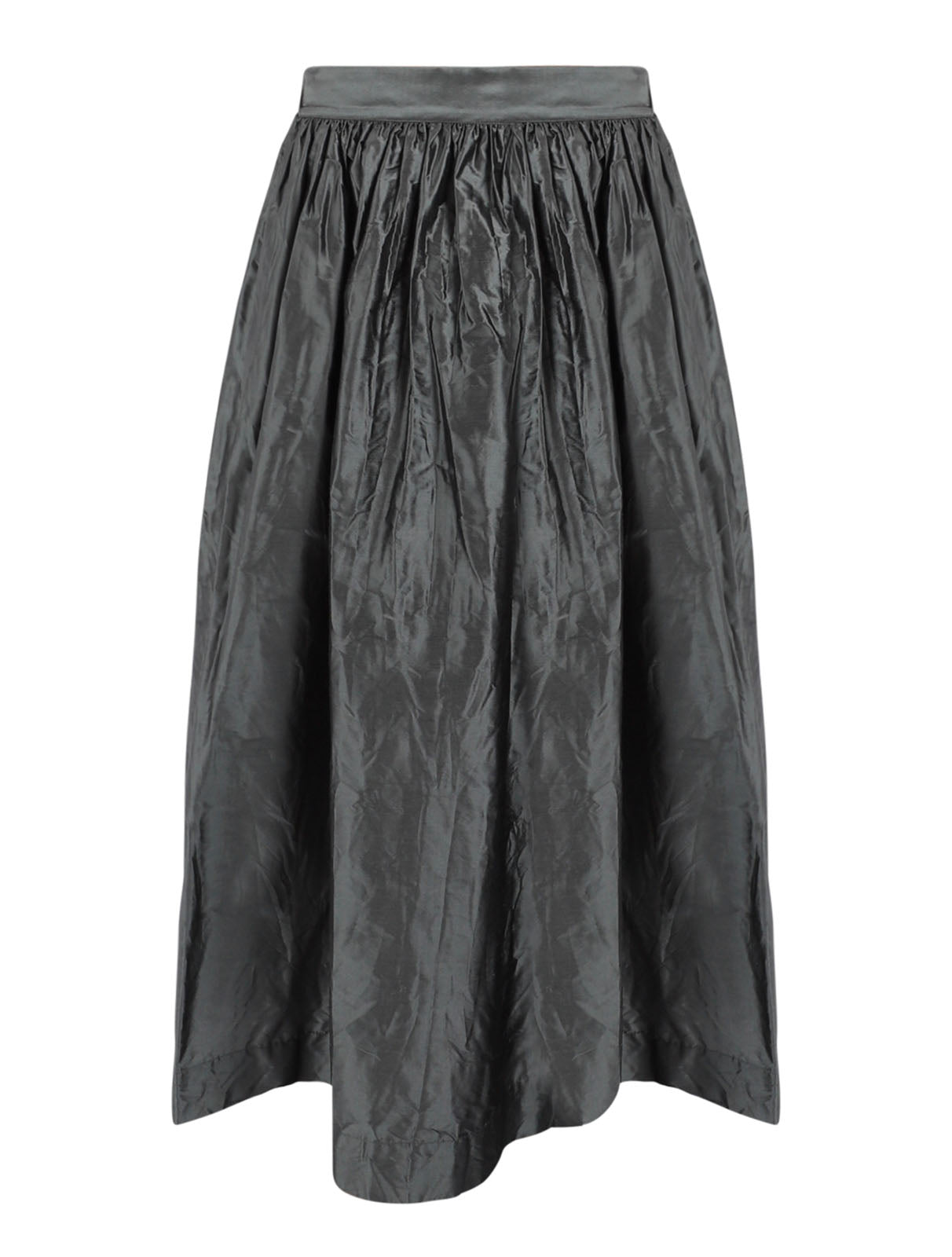 muse-mila-silk-skirt-chartreuse